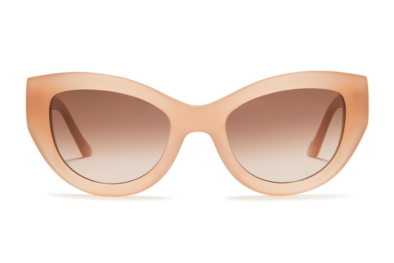 Sunday Somewhere Harper Pink Women's Oversized Acetate Sunglasses 