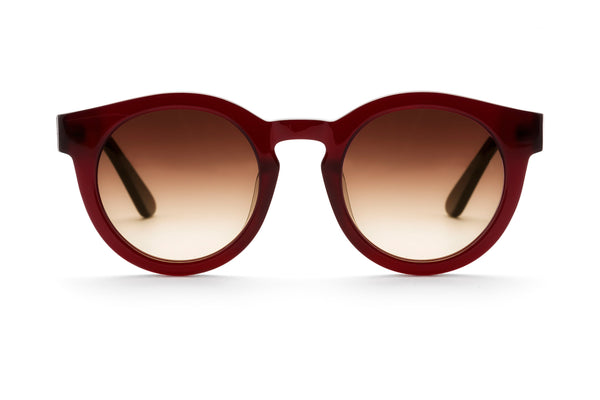 Soelae round sunglasses in red