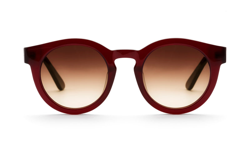 Soelae round sunglasses in red