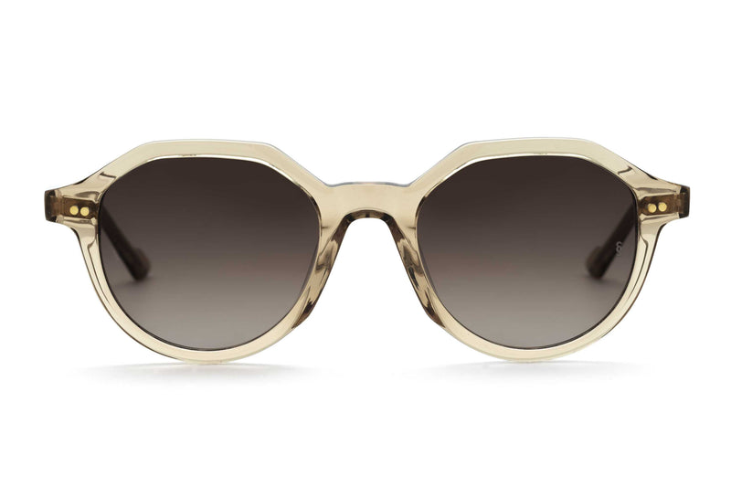 Yeeha geometric sunglasses in champagne