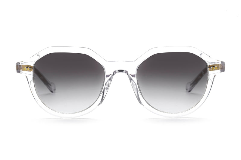 Yeeha geometric sunglasses in crystal 